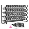 Spice Rack Organizer for Cabinet, Spice Organizer with 36 Empty Spice Jars, Lids, Spice Labels, and Funnel Complete Set, Seasoning Organizer for Coun