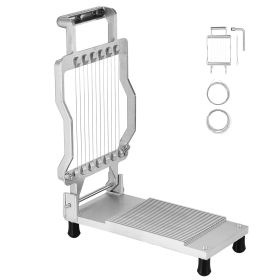 Cheese Cutter with Wire, 0.39" & 0.78" Cheeser Butter Cutting Blade, Detachable Cheese Slicer Wire, Aluminum Alloy Commercial Cheese Slicer with 316
