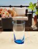Oval Halo Acrylic Glasses Drinking Set of 4 Hi Ball (15oz), Plastic Drinking Glasses, BPA Free Cocktail Glasses, Drinkware Set, Plastic Water Tumbler