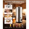 Beer Brewing Equipment, 8 Gal/30L 304 Stainless Steel Home Beer Brewer,1500W All-in-One Home Brewing Kit with Tall strainer, Integrated Inner Barrel
