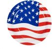 Party Supplies Dinnerware Set for July 4th Decorations; Patriotic Party; independence day Party Decoration include Plates;  Napkins;  Cups;  Tablewar