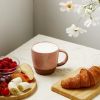 Morandi Color Ceramic Coffee Mugs Set of 6 (Large),18 oz Coffee Cups with Handle, Latte Mug, Big Mug for Women, Men, Great for Tea Hot Chocolate, Mic