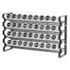 Spice Rack Organizer for Cabinet, Spice Organizer with 36 Empty Spice Jars, Lids, Spice Labels, and Funnel Complete Set, Seasoning Organizer for Coun