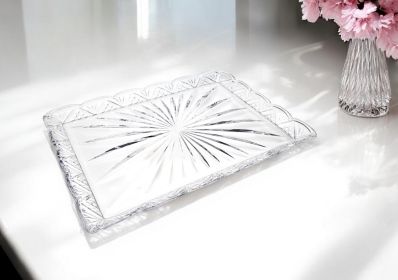 Crystal Tray (Option: Serving Tray, size: 16" Rectangular)