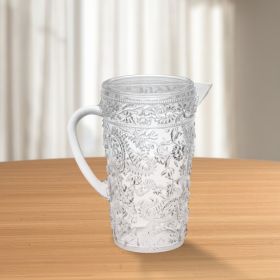 2.5 Quart Paisley Acrylic Pitcher (Color: Clear)