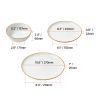 Dinnerware Set, Round Plates and Bowls Sets, Scratch Resistant Ceramic Dinner Ware, Dishwasher and Microwave Suitable Kitchen